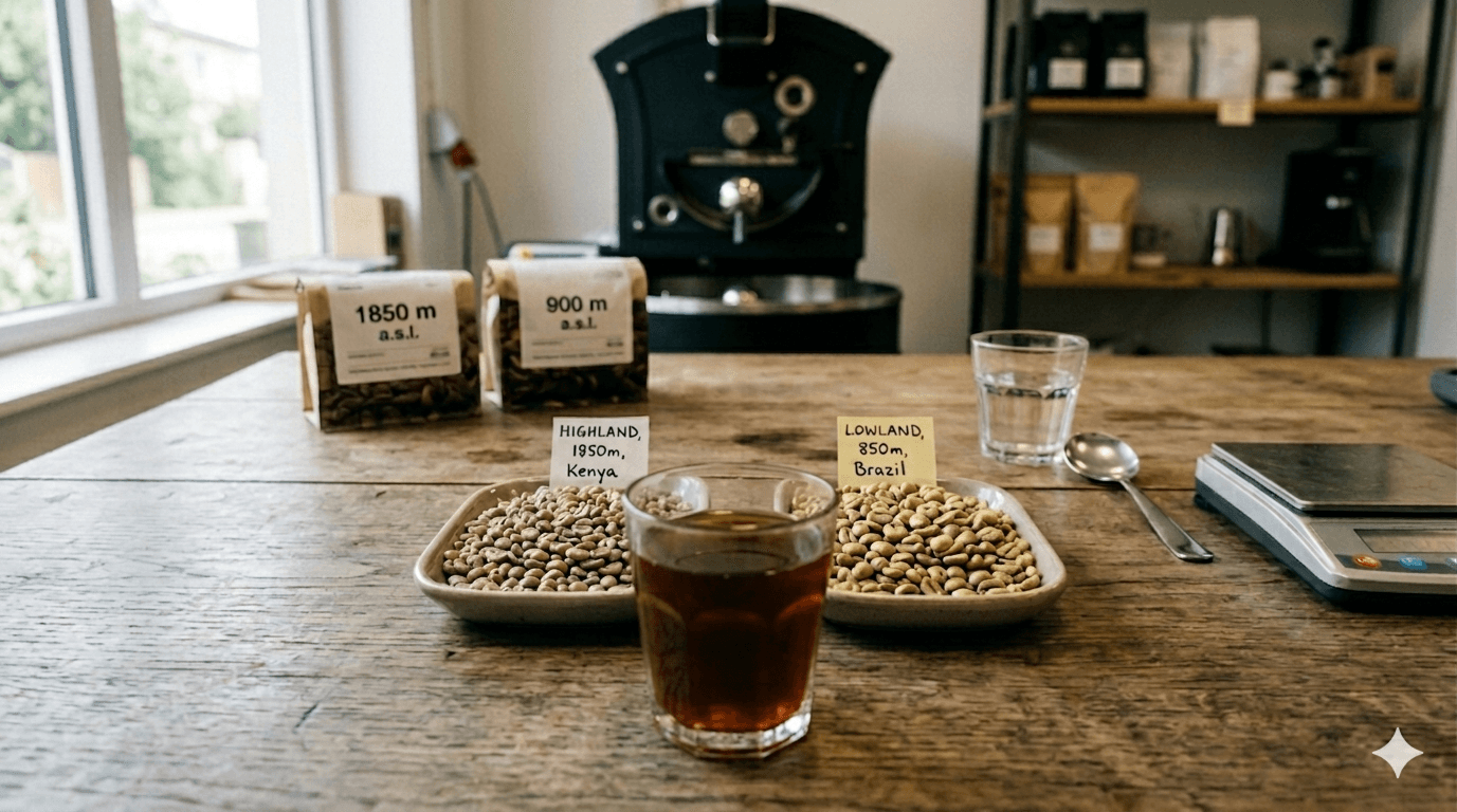 Altitude vs. Coffee Taste: What does m a.s.l. on the label mean?